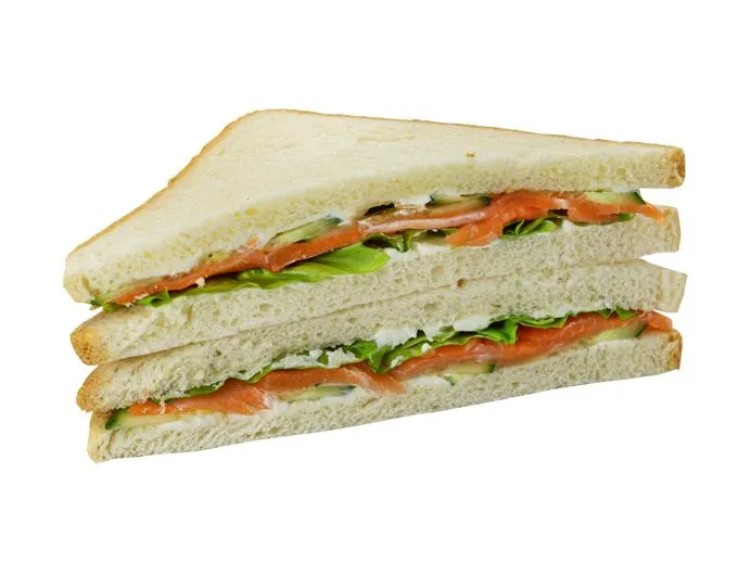 Сэндвич с лососем
